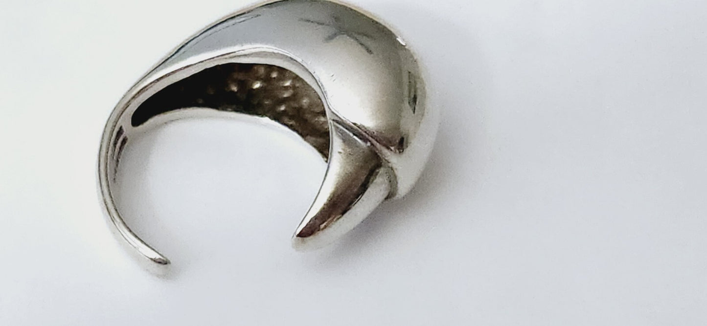 Tiffany & Co Peretti Eagle Talon Ring Sterling Silver Sz 8.5 Vintage Rare