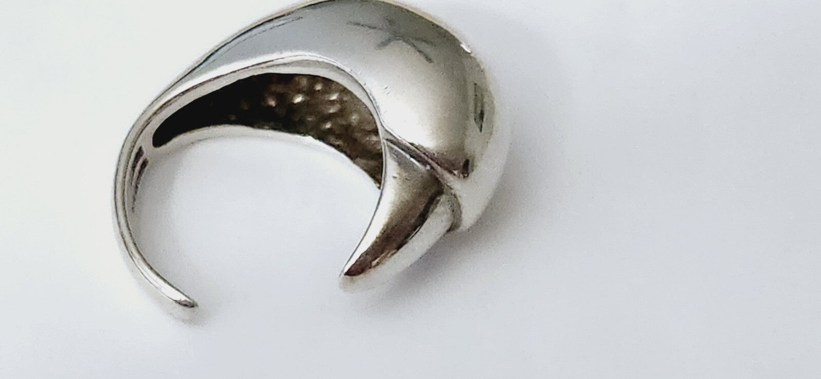 Tiffany & Co Peretti Eagle Talon Ring Sterling Silver Sz 8.5 Vintage Rare