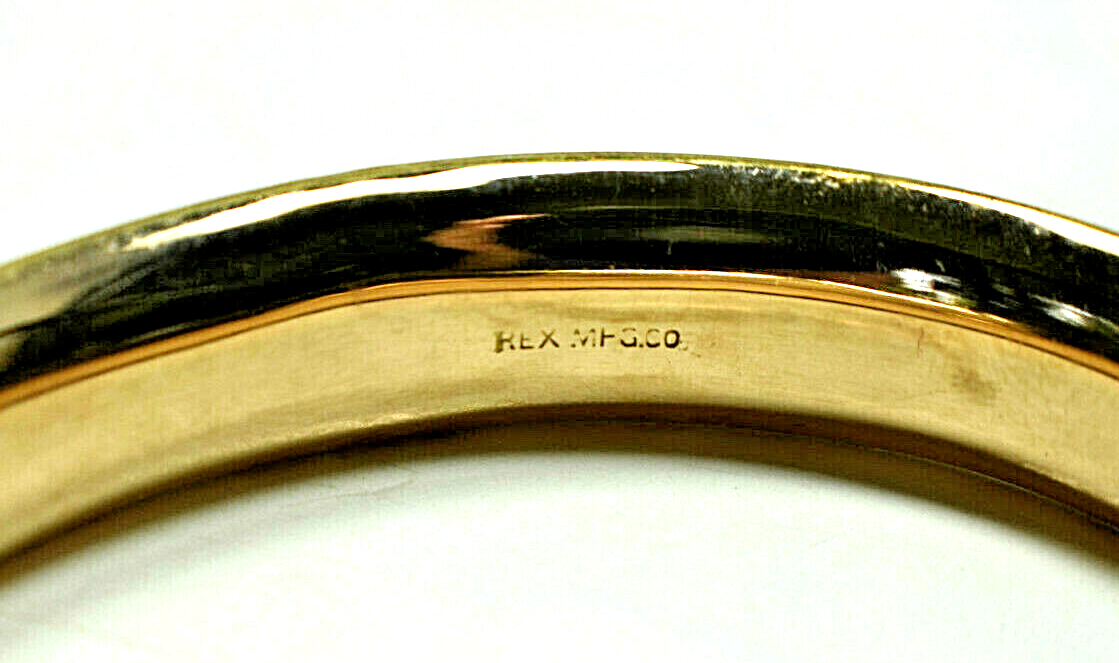 14K Gold Engraved Bangle Bracelet Ornate Florentine - Can be Monogrammed 24g