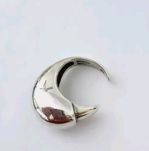 Tiffany & Co Peretti Eagle Talon Ring Sterling Silver Sz 8.5 Vintage Rare