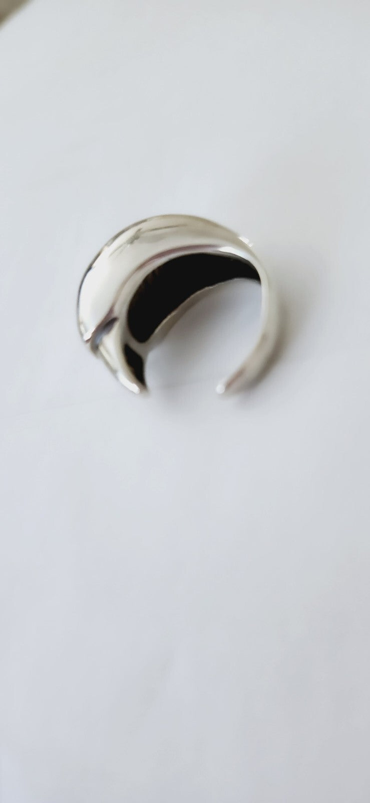 Tiffany & Co Peretti Eagle Talon Ring Sterling Silver Sz 8.5 Vintage Rare