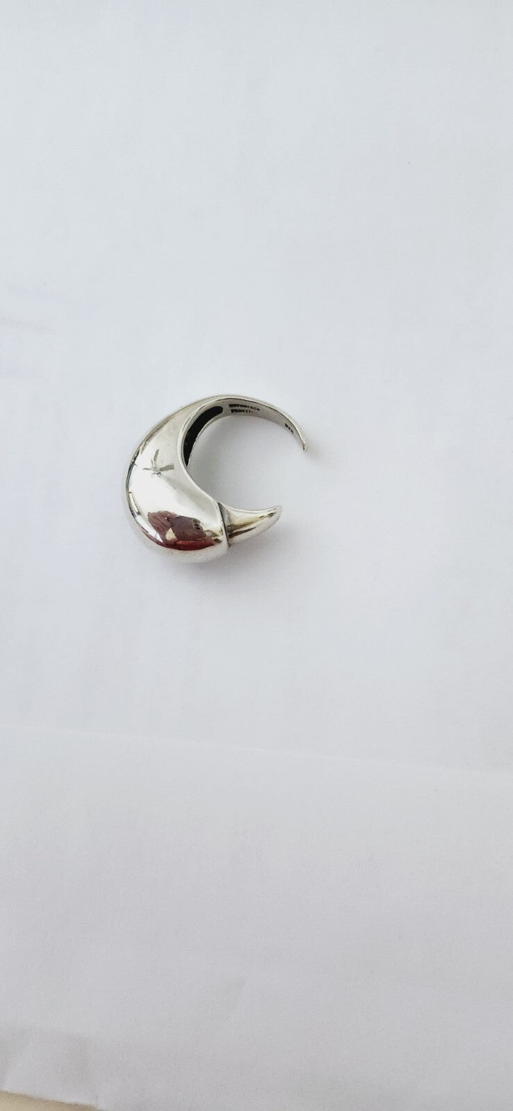 Tiffany & Co Peretti Eagle Talon Ring Sterling Silver Sz 8.5 Vintage Rare