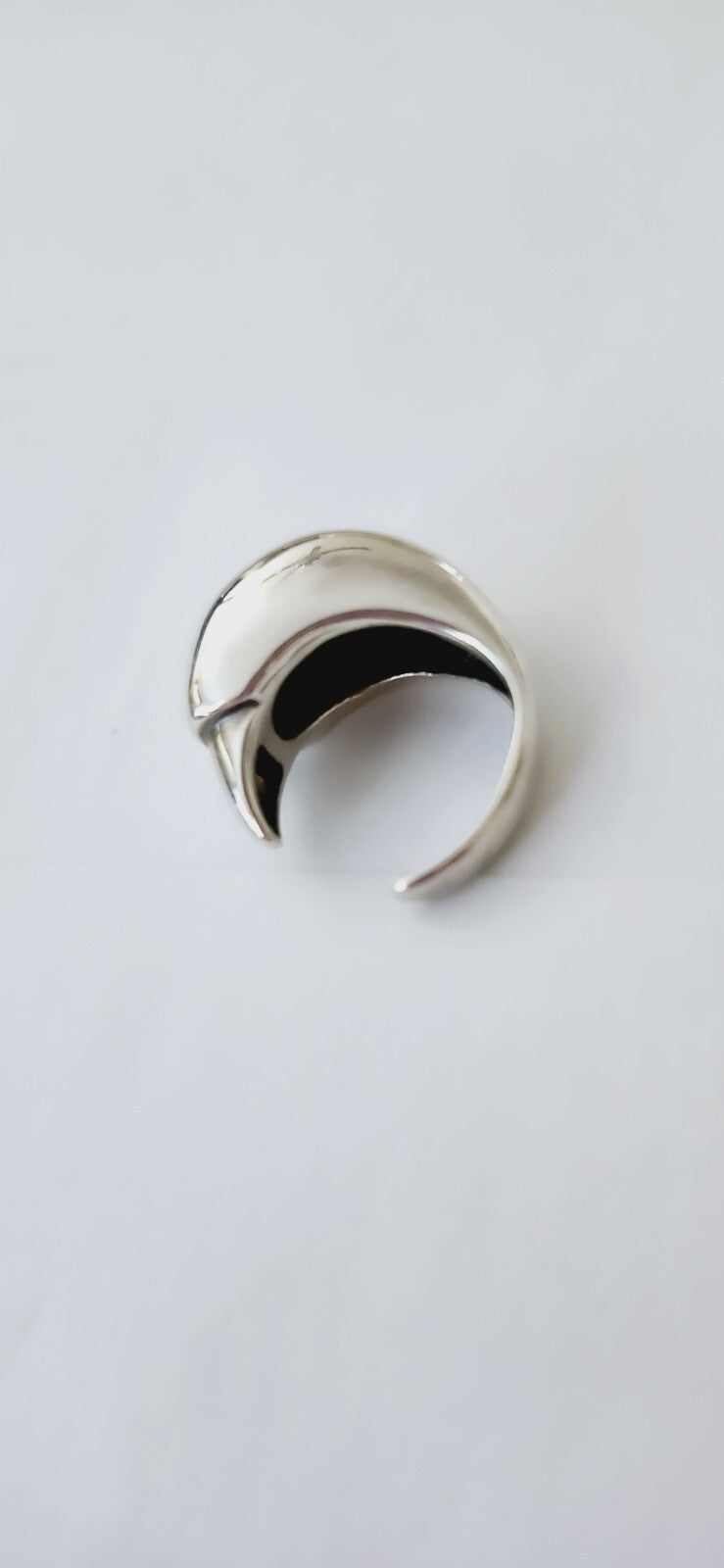 Tiffany & Co Peretti Eagle Talon Ring Sterling Silver Sz 8.5 Vintage Rare